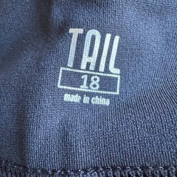 Tail Golf Athletic Pants New Pull On Side Trim UPF+50 Pockets 28" Inseam Black - Picture 9 of 16